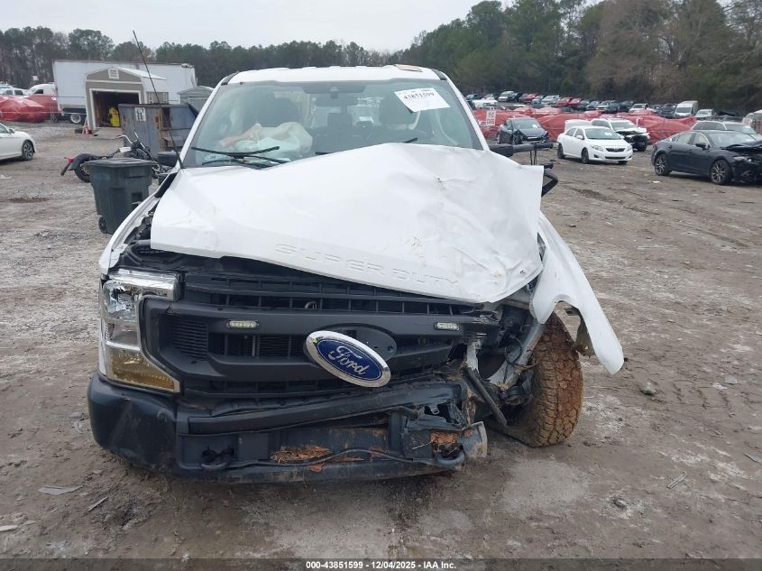 2022 Ford F-250 Xl VIN: 1FT7W2B68NEC34455 Lot: 43851599