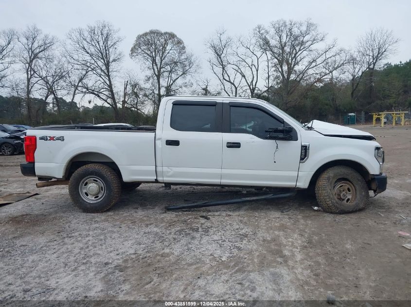 2022 Ford F-250 Xl VIN: 1FT7W2B68NEC34455 Lot: 43851599