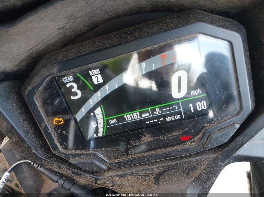 2025 Kawasaki Ex650 R VIN: ML5EXER16SDAD8766 Lot: 43851602