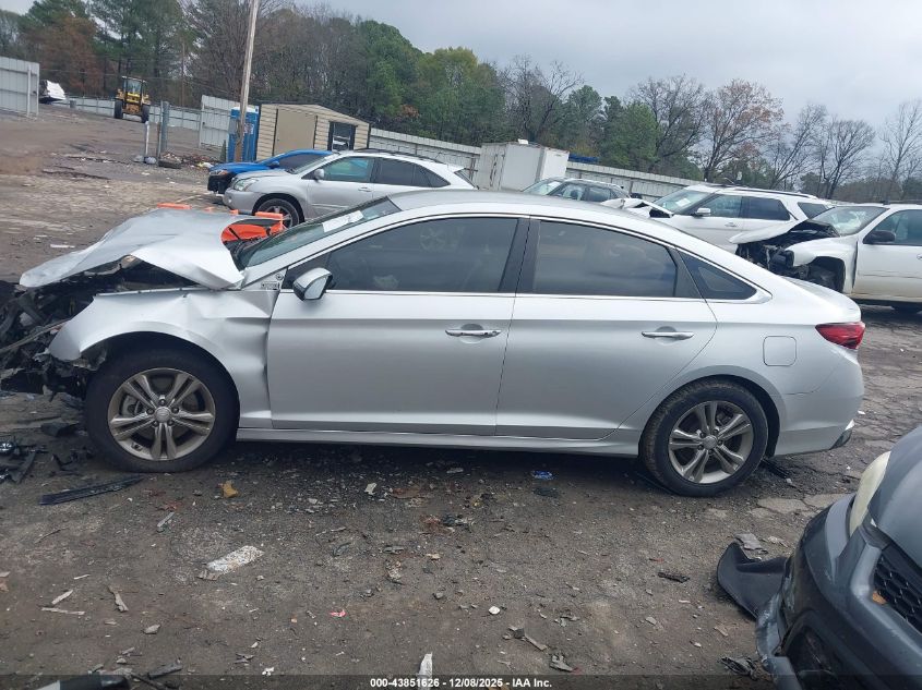 2019 Hyundai Sonata Sel VIN: 5NPE34AF8KH747231 Lot: 43851626