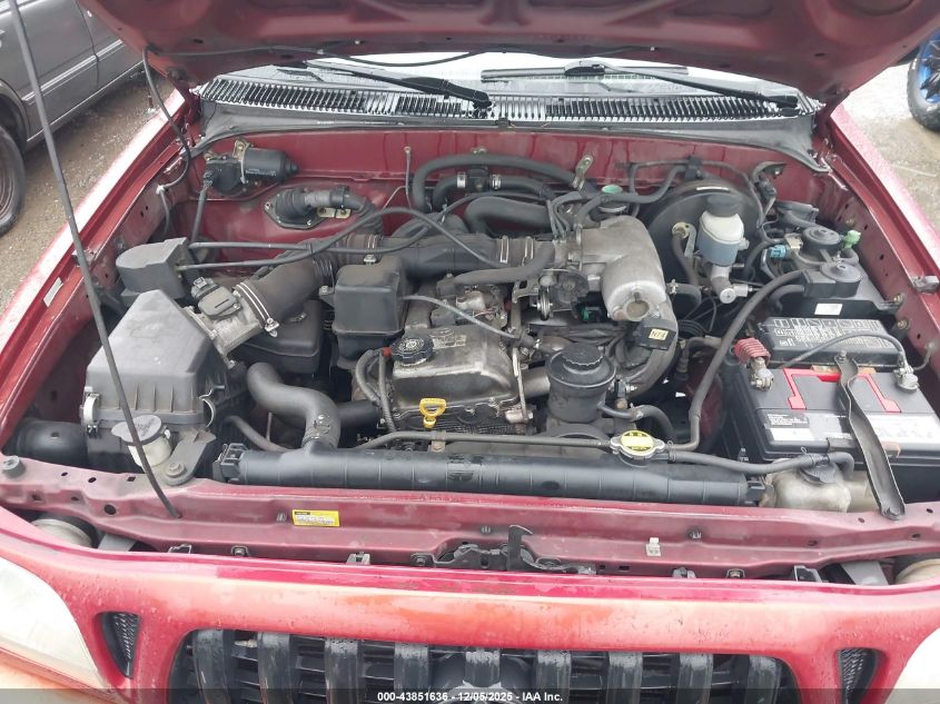 2001 Toyota Tacoma VIN: 5TEWM72N81Z742793 Lot: 43851636