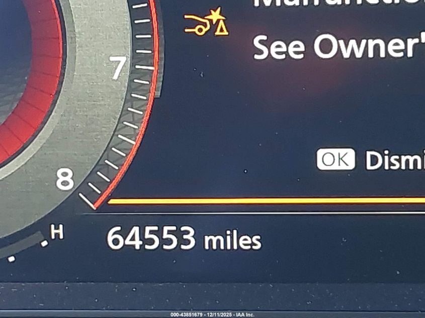 2021 Nissan Rogue Platinum Fwd VIN: JN8AT3DC6MW105795 Lot: 43851679