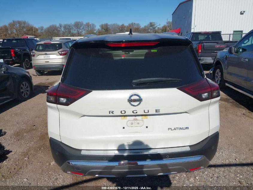 2021 Nissan Rogue Platinum Fwd VIN: JN8AT3DC6MW105795 Lot: 43851679