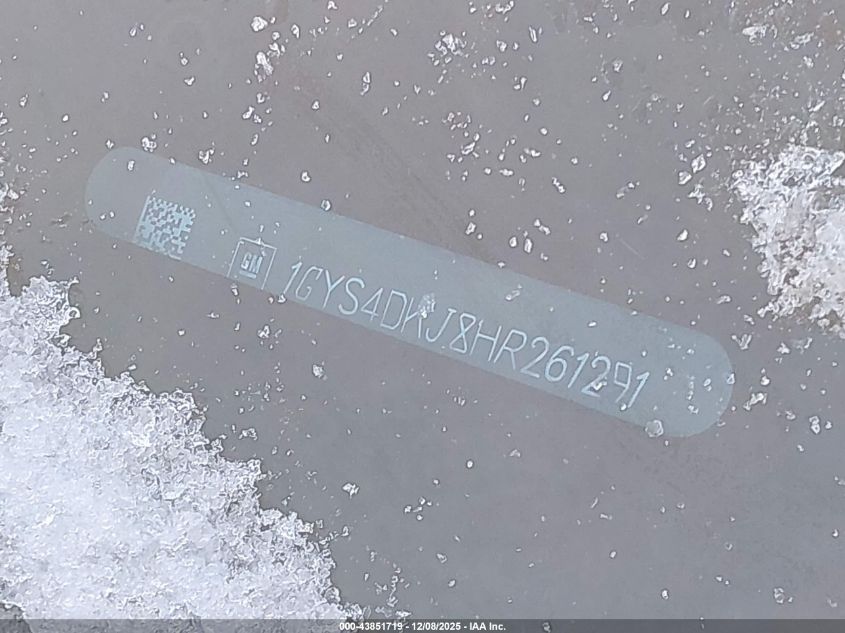 2017 Cadillac Escalade Platinum VIN: 1GYS4DKJ8HR261291 Lot: 43851719