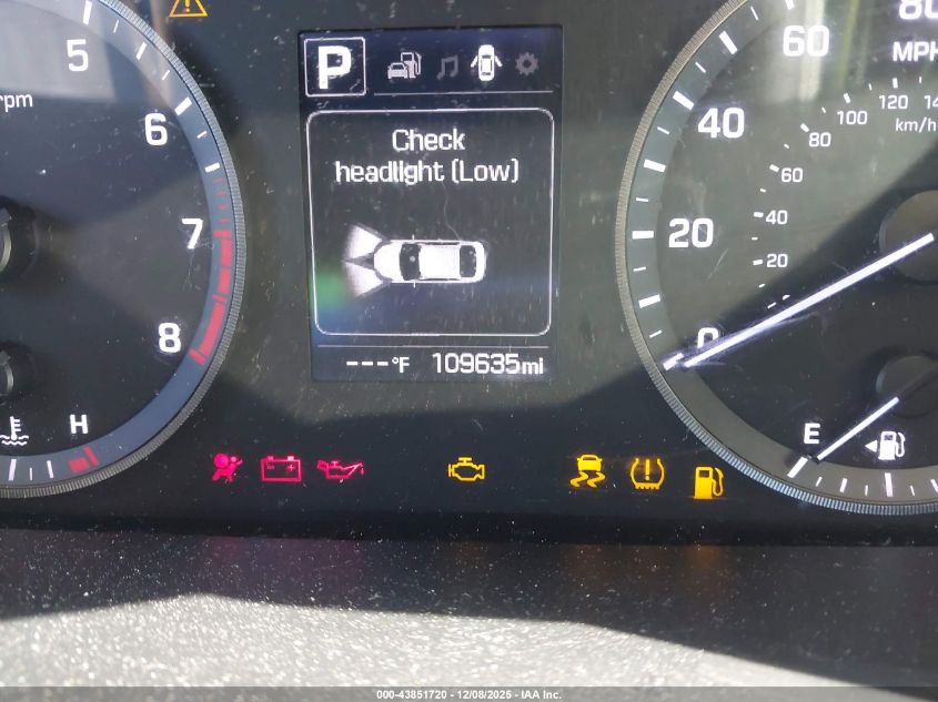 2017 Hyundai Sonata Se VIN: 5NPE24AF5HH524253 Lot: 43851720