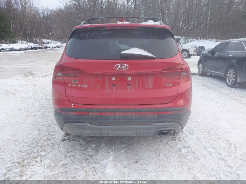 2022 Hyundai Santa Fe Xrt VIN: 5NMS6DAJ0NH437221 Lot: 43851764