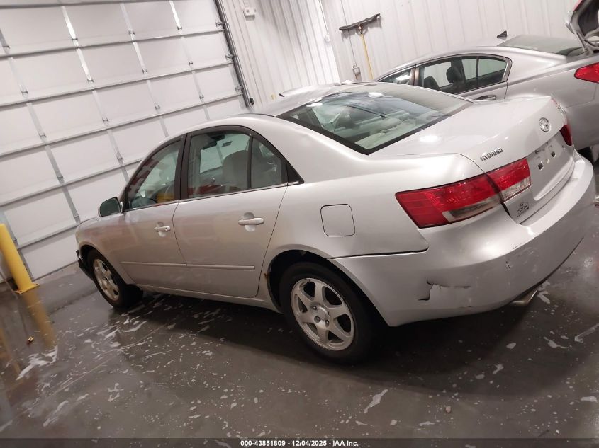 2006 Hyundai Sonata Gls V6/Lx V6 VIN: 5NPEU46F36H085764 Lot: 43851809