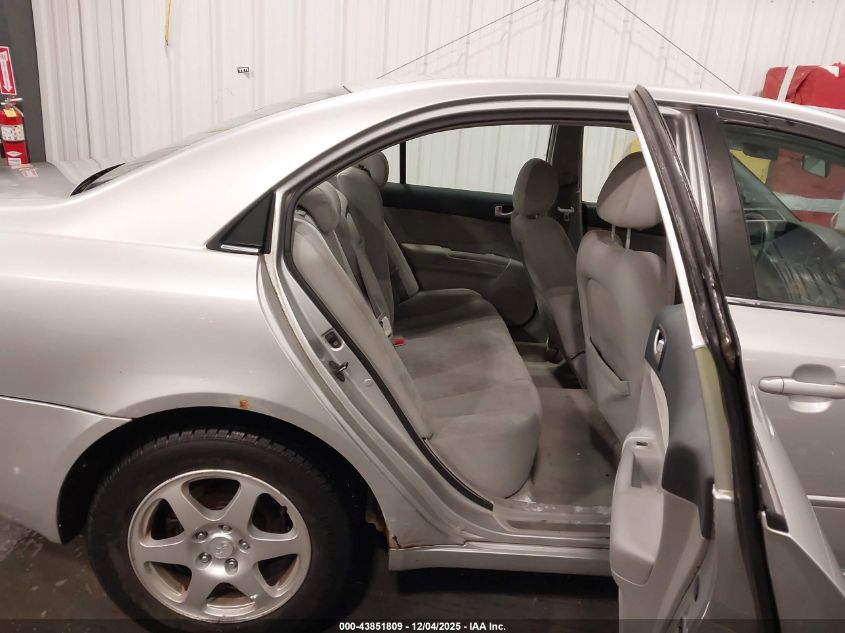 2006 Hyundai Sonata Gls V6/Lx V6 VIN: 5NPEU46F36H085764 Lot: 43851809