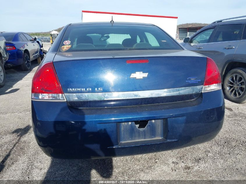 2009 Chevrolet Impala Ls VIN: 2G1WB57N491285475 Lot: 43851827