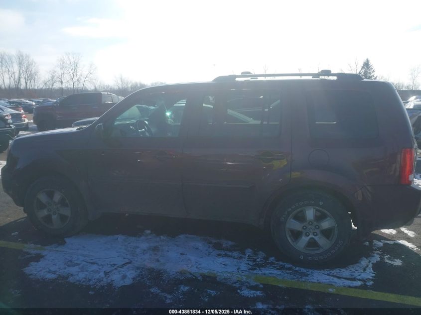 2009 Honda Pilot Ex-L VIN: 5FNYF48569B027209 Lot: 43851834