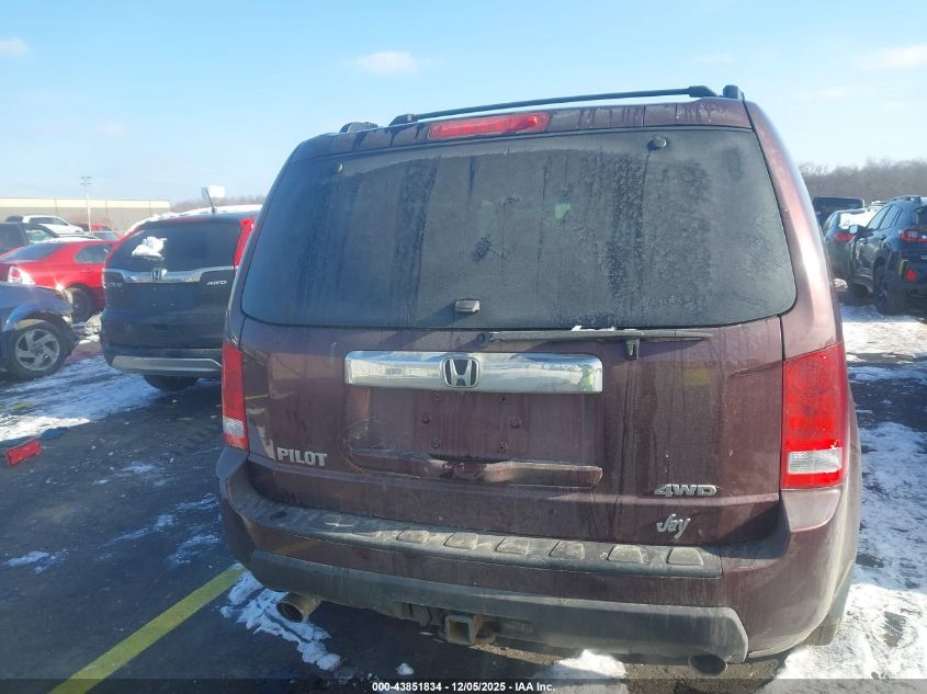 2009 Honda Pilot Ex-L VIN: 5FNYF48569B027209 Lot: 43851834