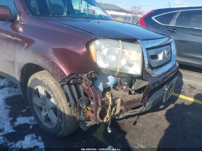 2009 Honda Pilot Ex-L VIN: 5FNYF48569B027209 Lot: 43851834