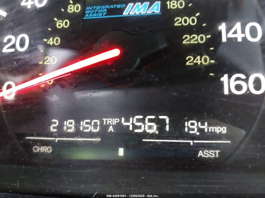 2005 Honda Accord Hybrid Ima VIN: JHMCN36405C005326 Lot: 43851851