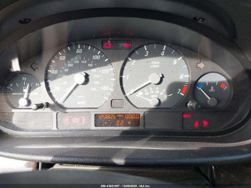 2001 BMW 325Ci VIN: WBABS33491JY41522 Lot: 43851897