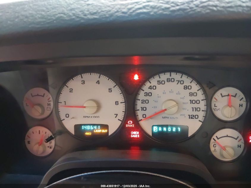 2004 Dodge Ram 1500 Slt/Laramie VIN: 1D7HU18N44S617902 Lot: 43851917