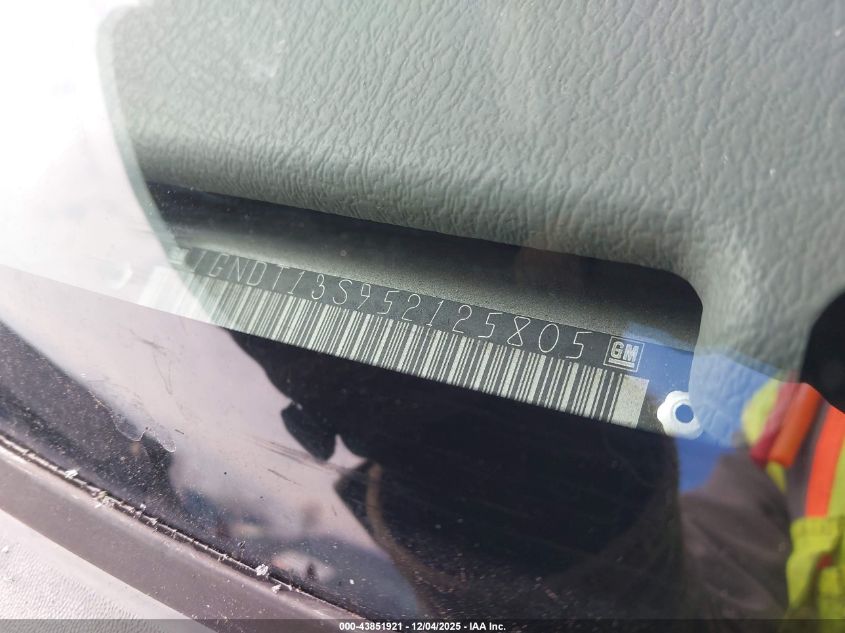 2005 Chevrolet Trailblazer Ls VIN: 1GNDT13S952125805 Lot: 43851921