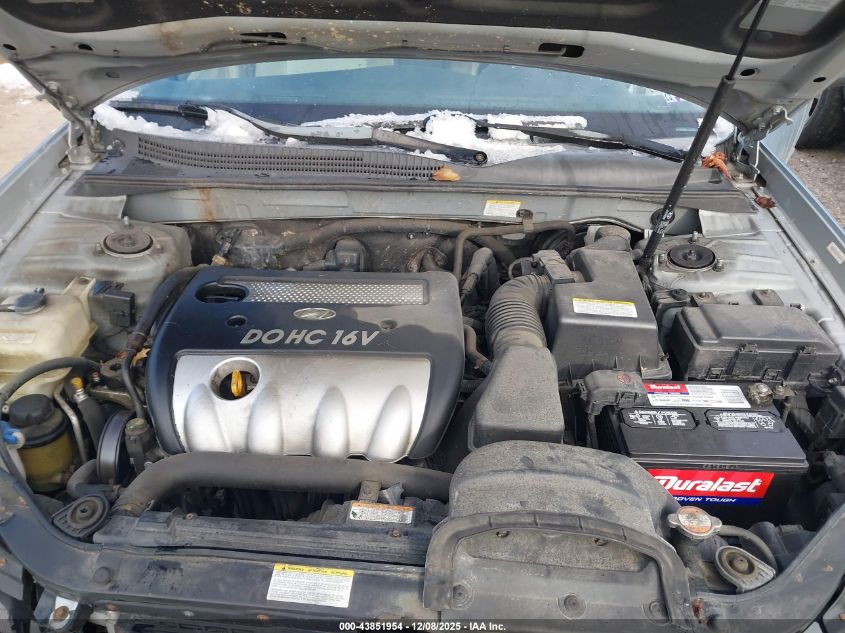 2008 Hyundai Sonata Gls VIN: 5NPET46C68H340709 Lot: 43851954