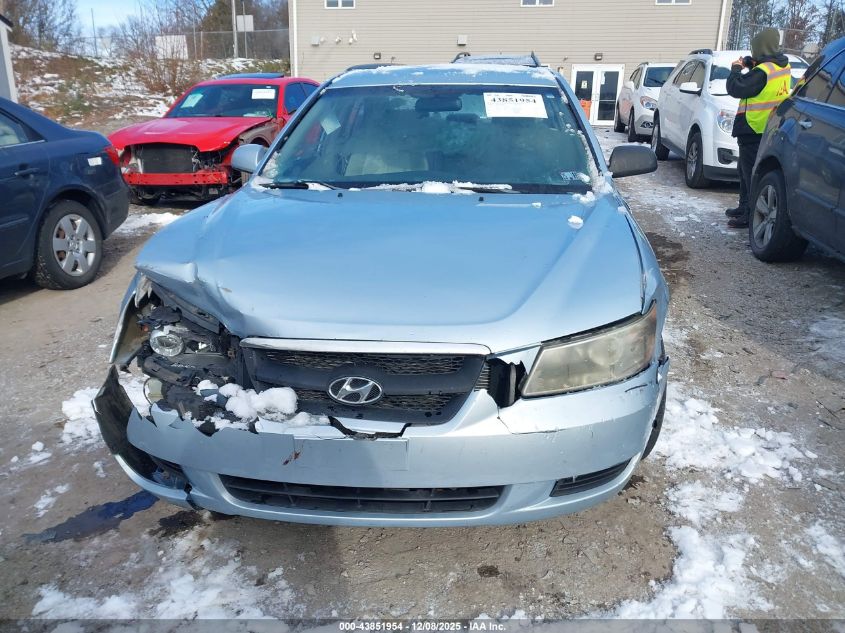 2008 Hyundai Sonata Gls VIN: 5NPET46C68H340709 Lot: 43851954