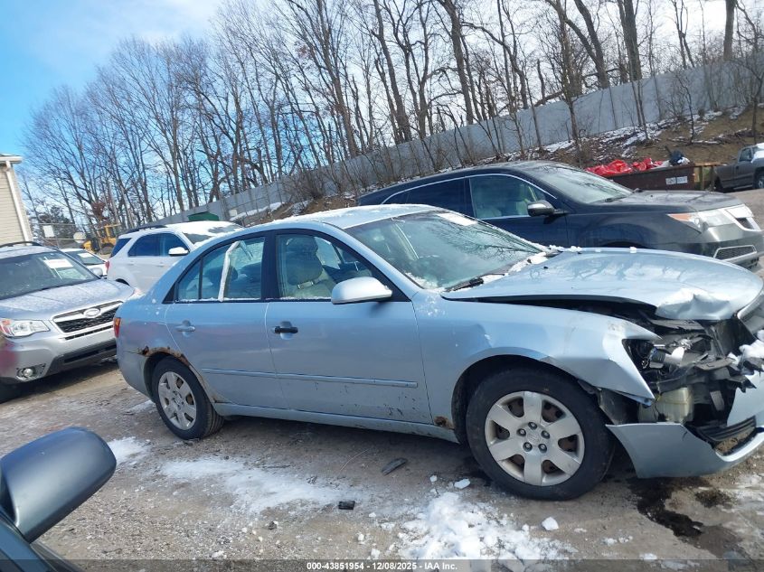 2008 Hyundai Sonata Gls VIN: 5NPET46C68H340709 Lot: 43851954