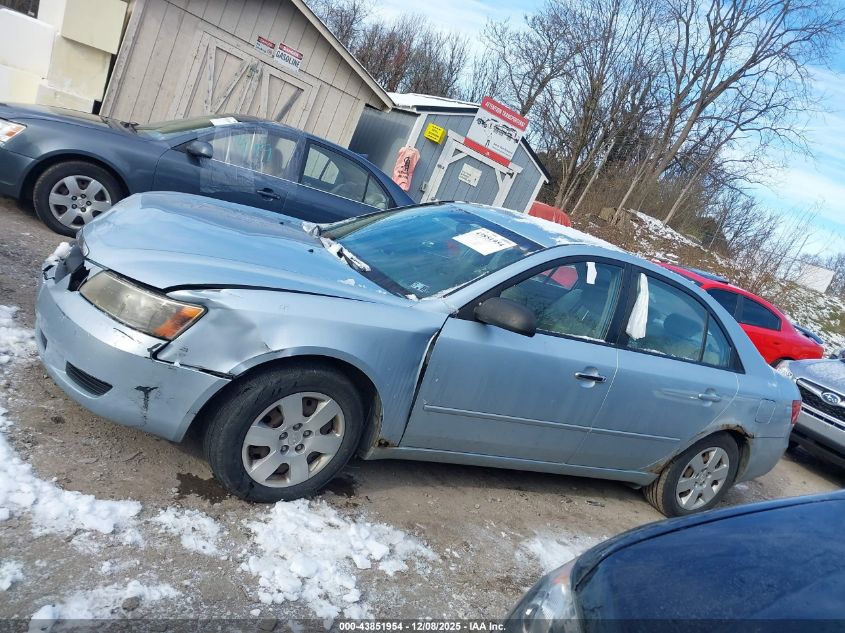 2008 Hyundai Sonata Gls VIN: 5NPET46C68H340709 Lot: 43851954
