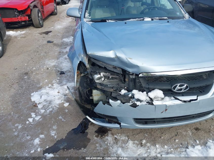 2008 Hyundai Sonata Gls VIN: 5NPET46C68H340709 Lot: 43851954