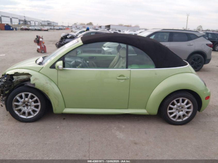 2005 Volkswagen New Beetle Gls VIN: 3VWCM31Y75M304774 Lot: 43851971