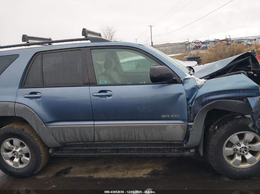 2003 Toyota 4Runner Sr5 V6 VIN: JTEBU14R830002459 Lot: 43852036