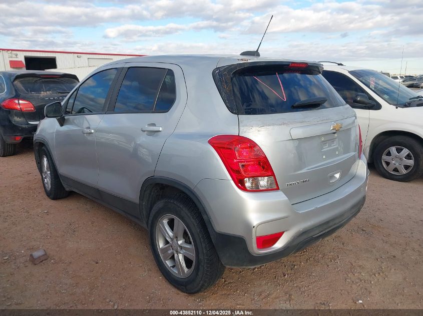 2020 Chevrolet Trax Awd Ls VIN: KL7CJNSB8LB312742 Lot: 43852110