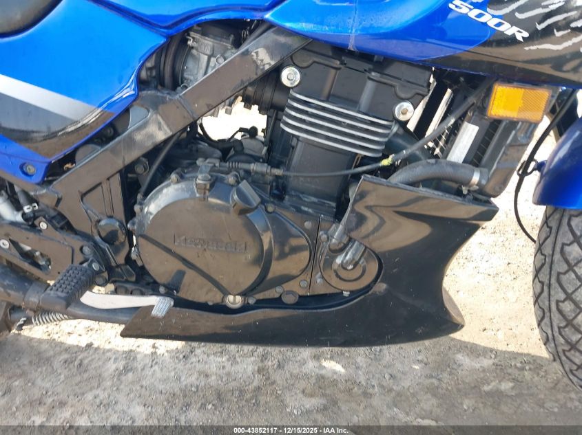 2007 Kawasaki Ex500 D VIN: JKAEXVD157A103608 Lot: 43852117