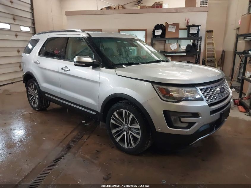 2016 Ford Explorer Platinum VIN: 1FM5K8HT2GGB60049 Lot: 43852150