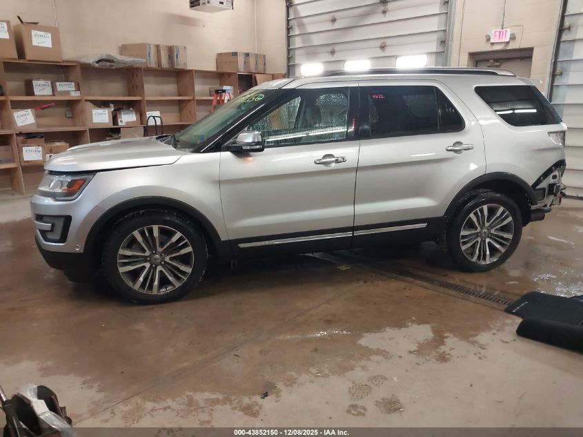 2016 Ford Explorer Platinum VIN: 1FM5K8HT2GGB60049 Lot: 43852150