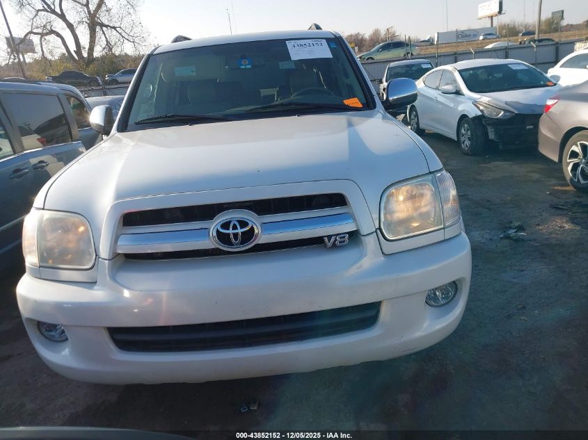 2007 Toyota Sequoia Limited V8 VIN: 5TDZT38A07S291216 Lot: 43852152