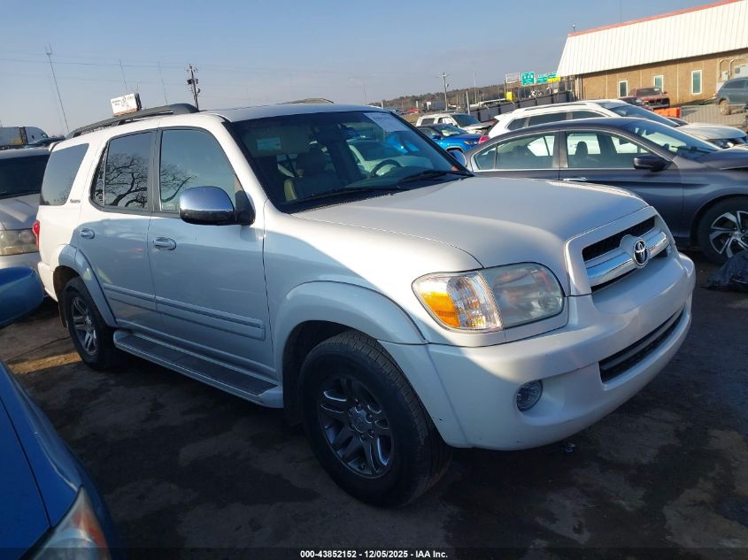 2007 Toyota Sequoia Limited V8 VIN: 5TDZT38A07S291216 Lot: 43852152