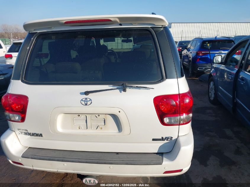 2007 Toyota Sequoia Limited V8 VIN: 5TDZT38A07S291216 Lot: 43852152