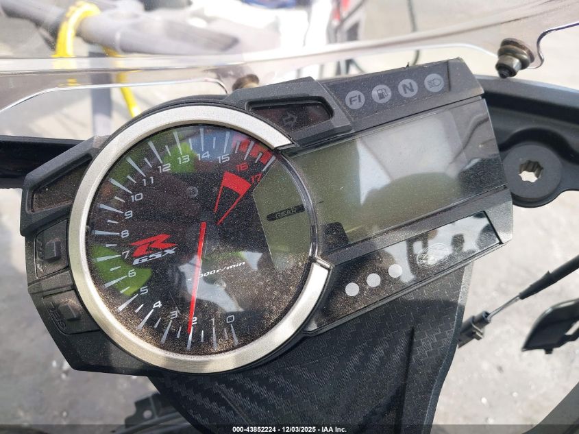 2019 Suzuki Gsx-R600 VIN: JS1GN7FA5K7100222 Lot: 43852224