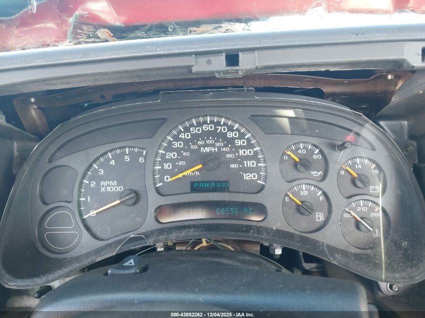 2003 Chevrolet Silverado 1500 Work Truck VIN: 1GCEC14X03Z272400 Lot: 43852262