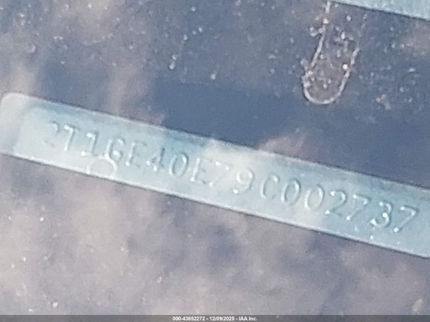 2009 Toyota Matrix Xrs VIN: 2T1GE40E79C002737 Lot: 43852272