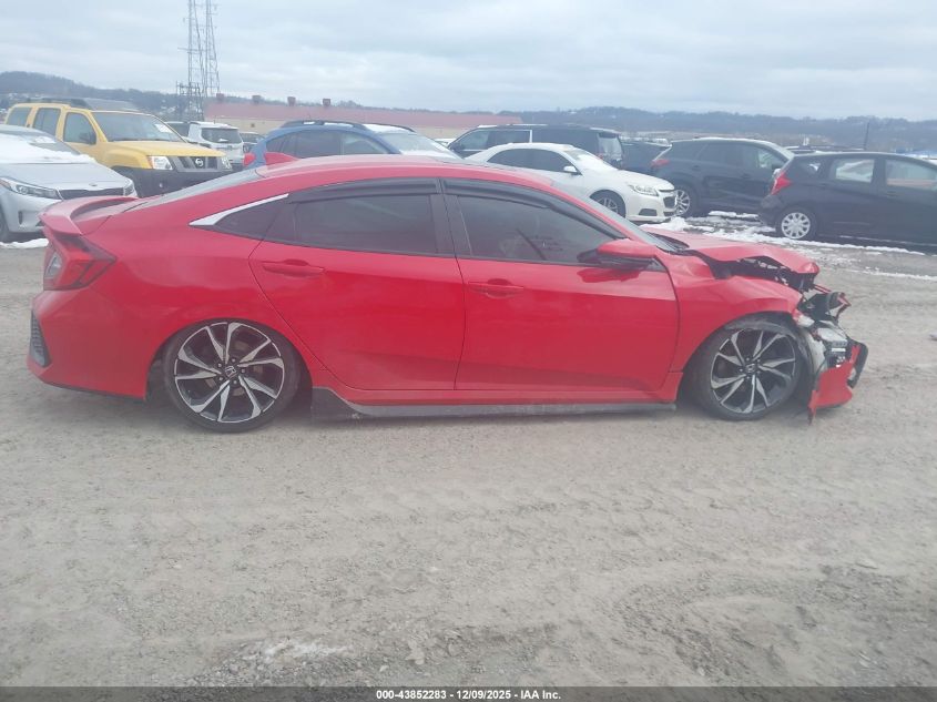 2018 Honda Civic Si VIN: 2HGFC1E55JH705967 Lot: 43852283