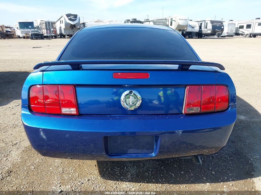 2006 Ford Mustang V6 VIN: 1ZVHT80N865191678 Lot: 43852301
