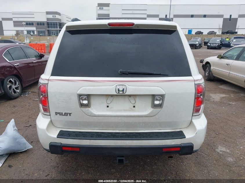2006 Honda Pilot Ex VIN: 5FNYF28476B042292 Lot: 43852330