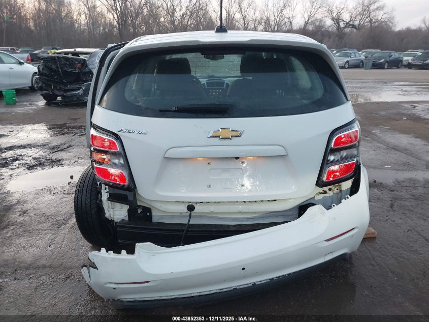 2019 Chevrolet Sonic Lt Auto VIN: 1G1JG6SB3K4137570 Lot: 43852353