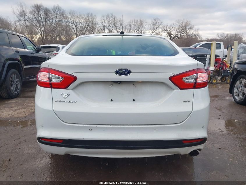2016 Ford Fusion Se VIN: 1FA6P0H76G5112098 Lot: 43852371