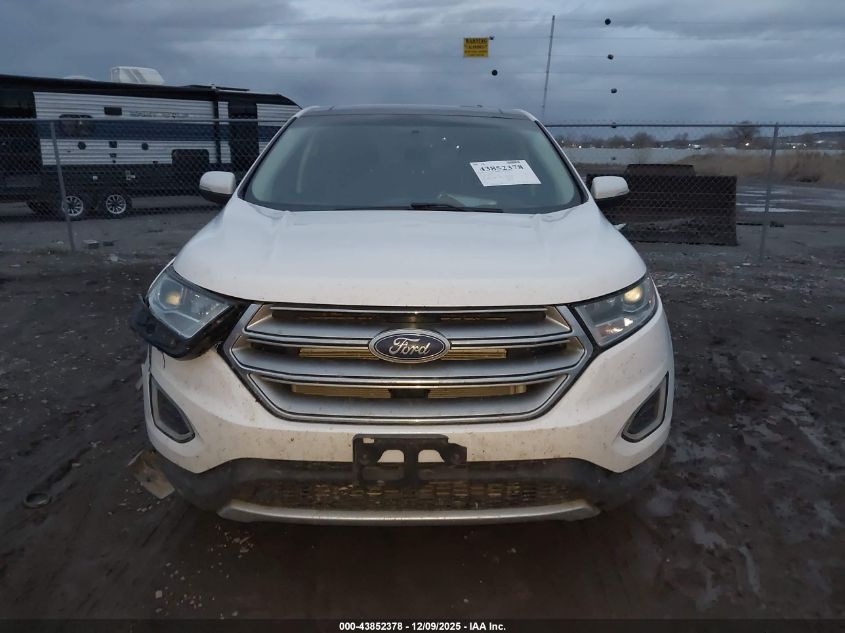 2015 Ford Edge Titanium VIN: 2FMTK4K84FBB31677 Lot: 43852378