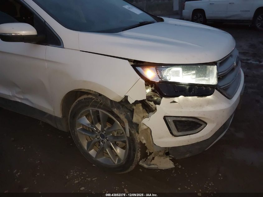 2015 Ford Edge Titanium VIN: 2FMTK4K84FBB31677 Lot: 43852378