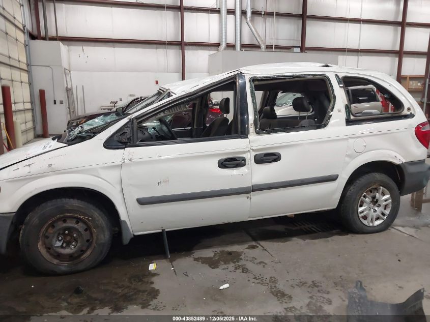 2007 Dodge Caravan Se VIN: 1D4GP25B97B198546 Lot: 43852489