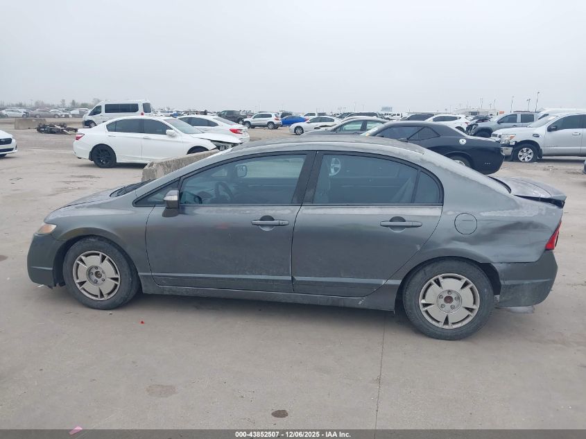 2009 Honda Civic Hybrid VIN: JHMFA36209S014157 Lot: 43852507