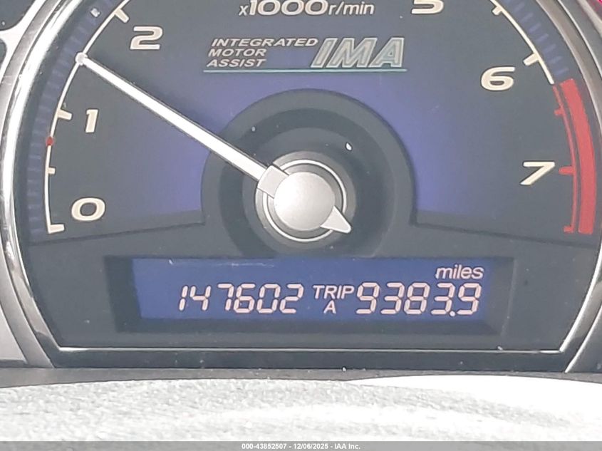 2009 Honda Civic Hybrid VIN: JHMFA36209S014157 Lot: 43852507