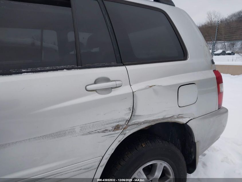 2006 Toyota Highlander V6 VIN: JTEGP21A260099633 Lot: 43852532