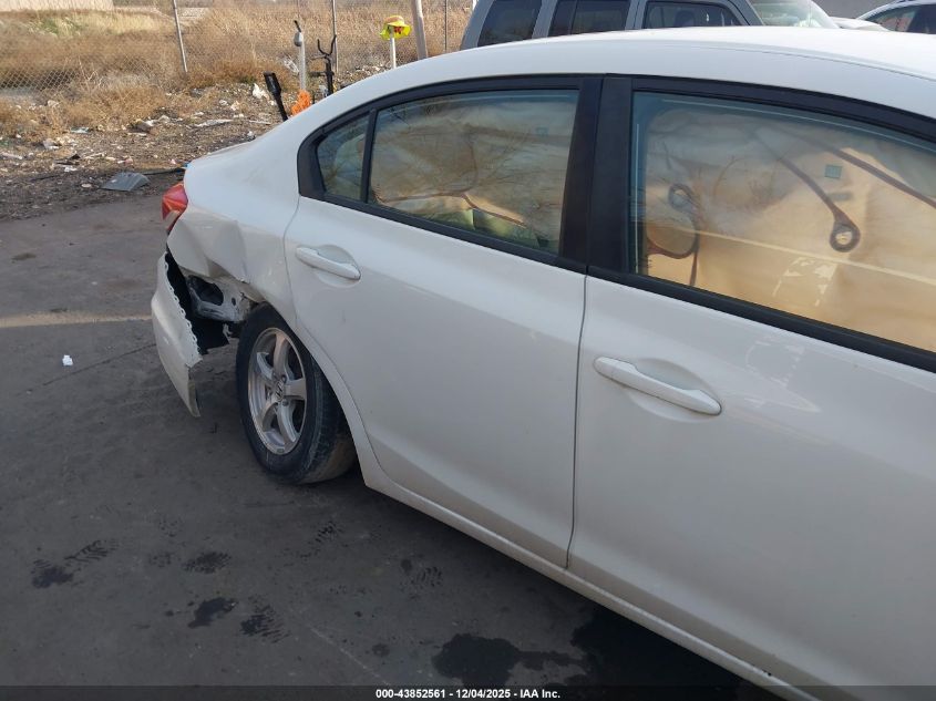 2014 Honda Civic Natural Gas VIN: 19XFB5F58EE000749 Lot: 43852561