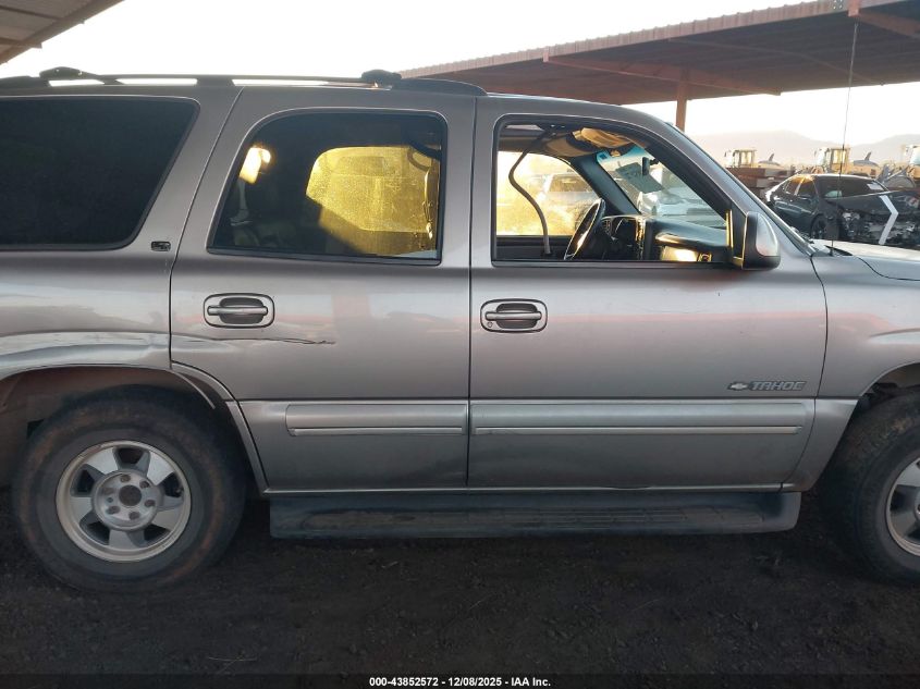 2001 Chevrolet Tahoe Lt VIN: 1GNEK13T41R115426 Lot: 43852572